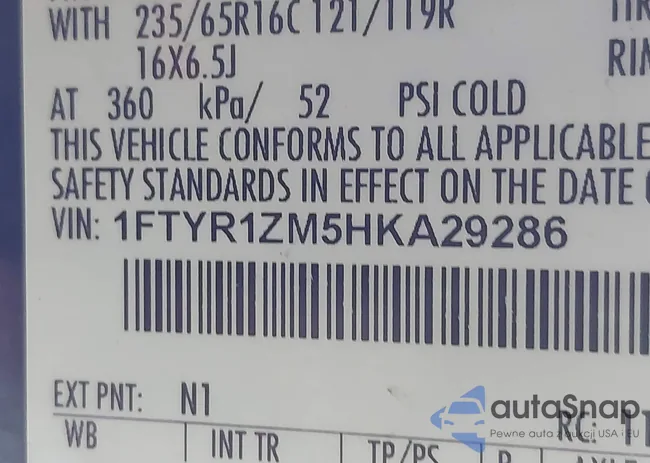 1FTYR1ZM5HKA29286: 43379187