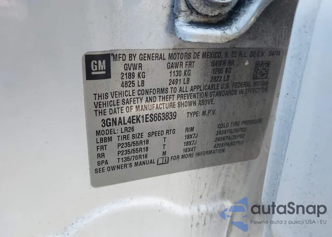 3GNAL4EK1ES663839: 43379224