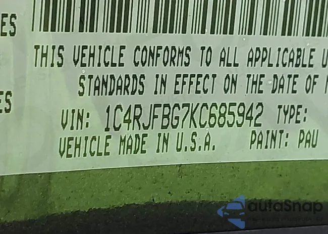 1C4RJFBG7KC685942: 43379256