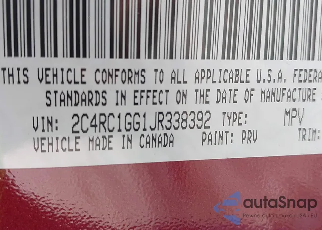 2C4RC1GG1JR338392: 43378306