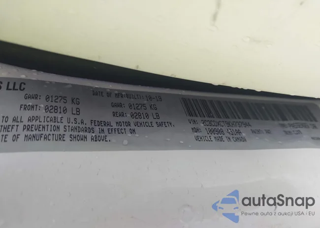 2C3CDXCT9KH737944: 43378373