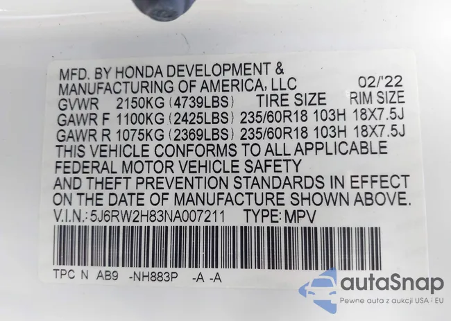 5J6RW2H83NA007211: 43378444