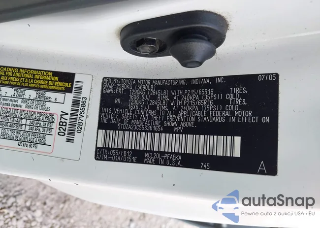 5TDZA23C55S361654: 43379782