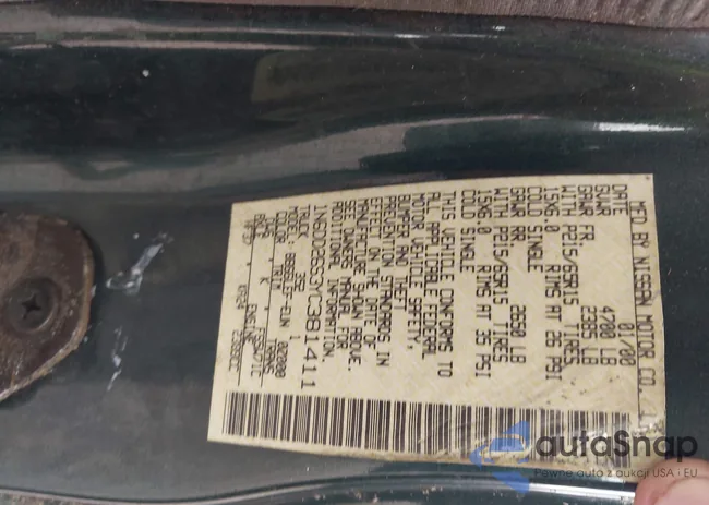 1N6DD26S3YC381411: 43380019