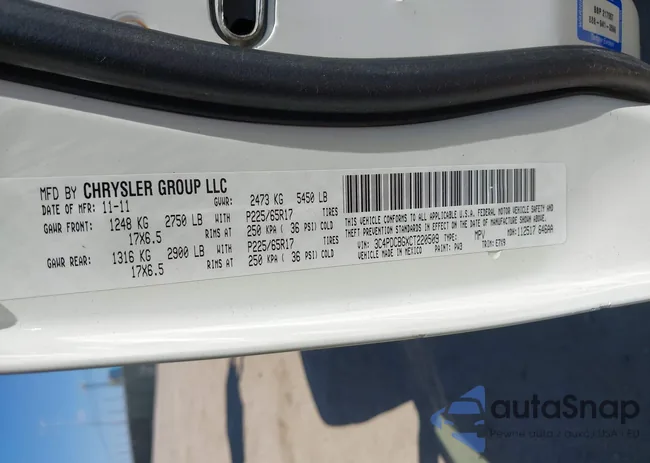 3C4PDCBGXCT220509: 43380087