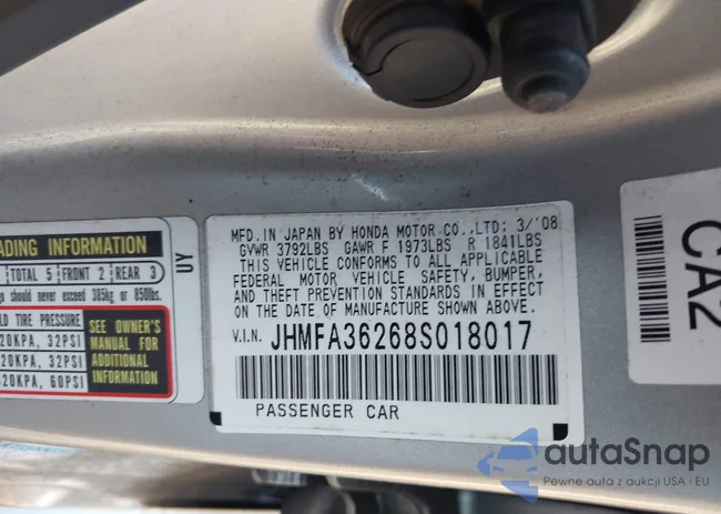 JHMFA36268S018017: 43380192