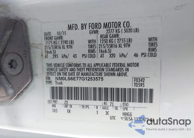 NM0LS6E77G1253575: 43379300