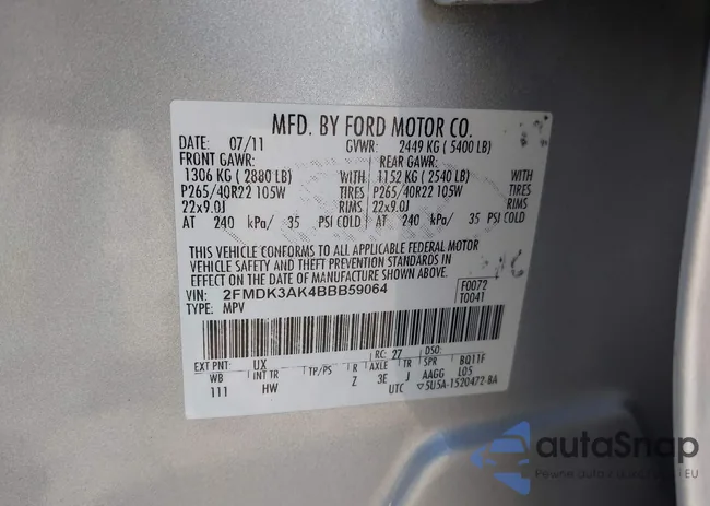 2FMDK3AK4BBB59064: 43379376