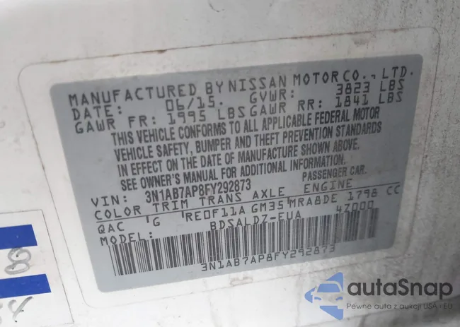 3N1AB7AP8FY292873: 43379485