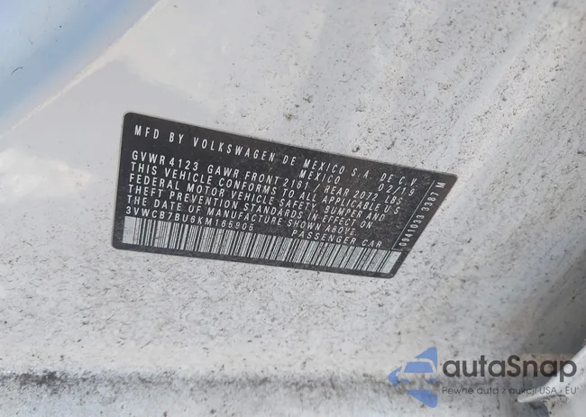 3VWCB7BU6KM165905: 43379654