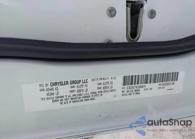 2C3CDXCT4EH280674: 43380676