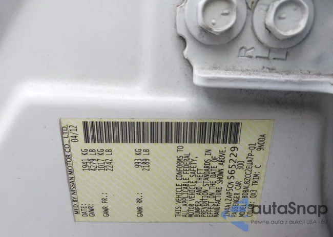 1N4AL2AP5CN565229: 43380737