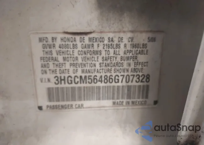 3HGCM56486G707328: 43380783