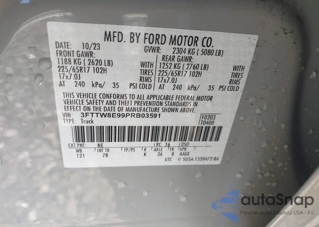 3FTTW8E99PRB03591: 43380826