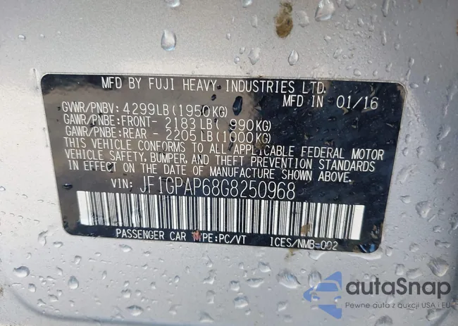 JF1GPAP68G8250968: 43380874
