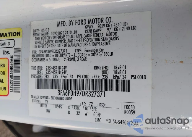 3FA6P0H97DR327371: 43381185