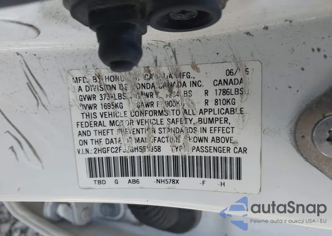 2HGFC2F52GH555958: 43381228