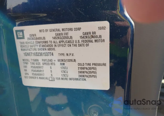 1GNET16S236153774: 43380317