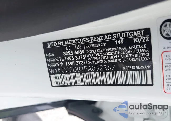 W1KCG2DB1PA032367: 43380388