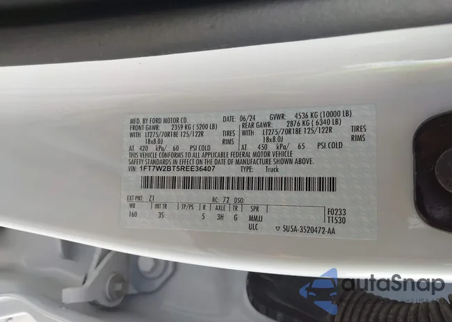 1FT7W2BT5REE36407: 43380488