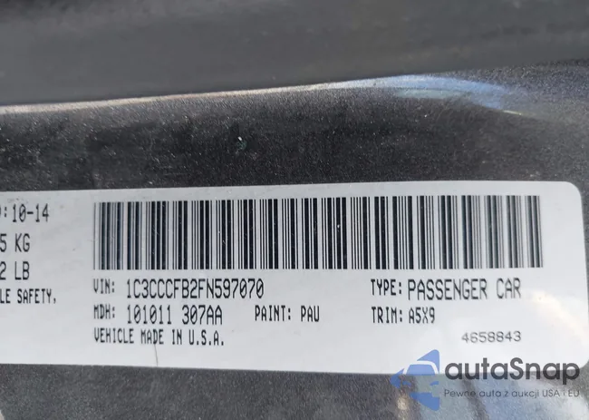 1C3CCCFB2FN597070: 43380557