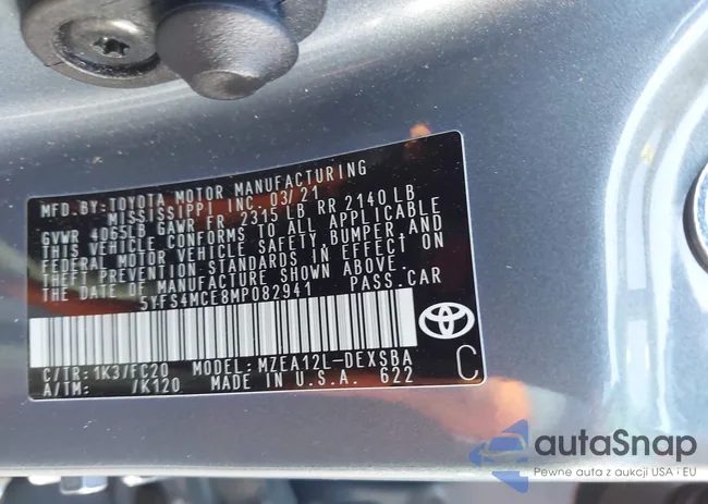 5YFS4MCE8MP082941: 43381695