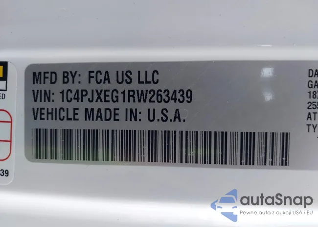 1C4PJXEG1RW263439: 43382055