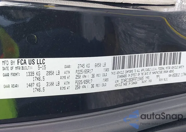 2C4RC1BG9FR715405: 43382193