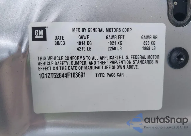 1G1ZT52844F103691: 43381259