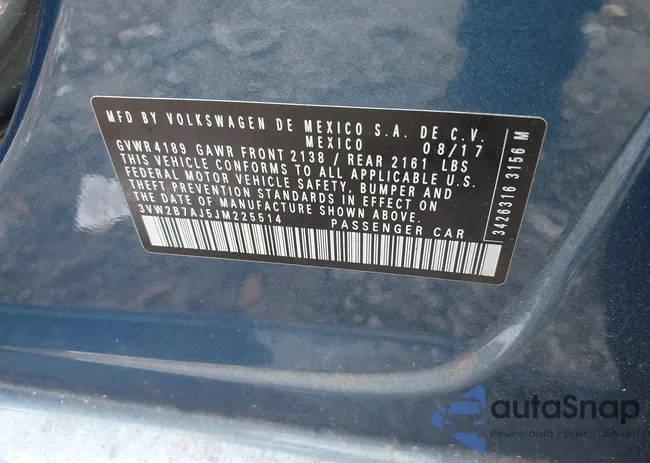 3VW2B7AJ5JM225514: 43381561