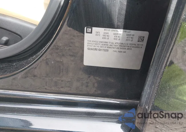 1G6AA5RX1D0173209: 43381565