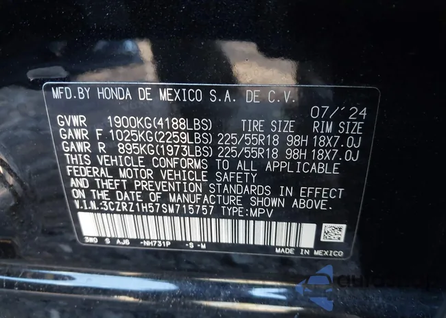 3CZRZ1H57SM715757: 43381643