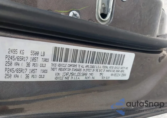 1C4PJMBX1JD513040: 43382998