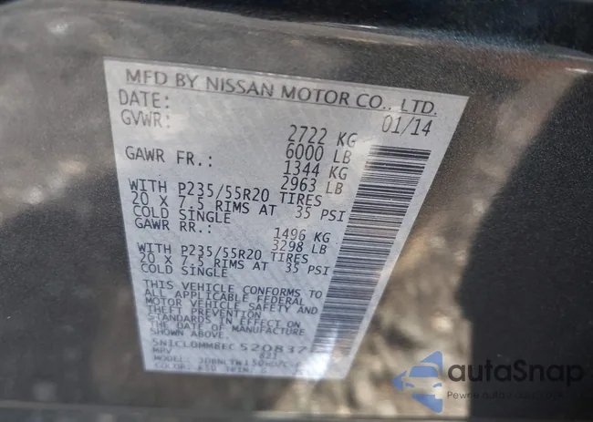 5N1CL0MM8EC520837: 43382461