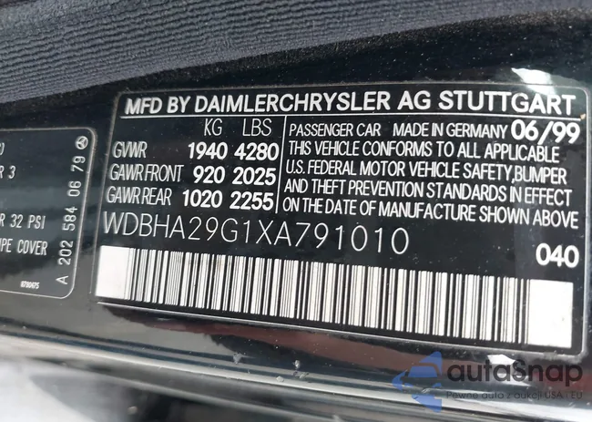 WDBHA29G1XA791010: 43382552