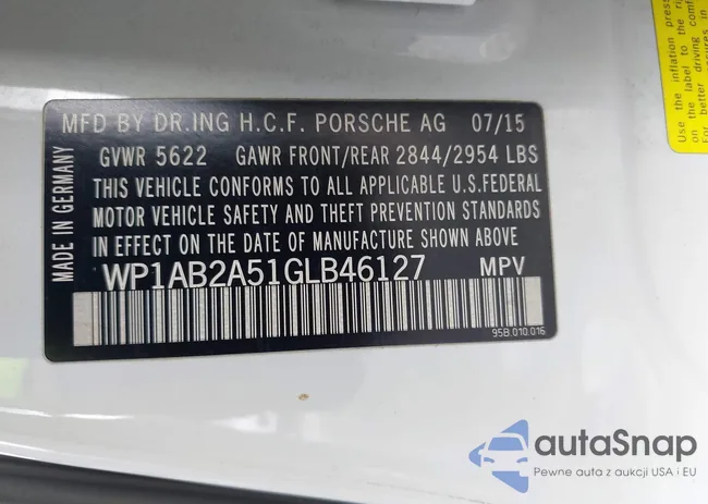 WP1AB2A51GLB46127: 43382573