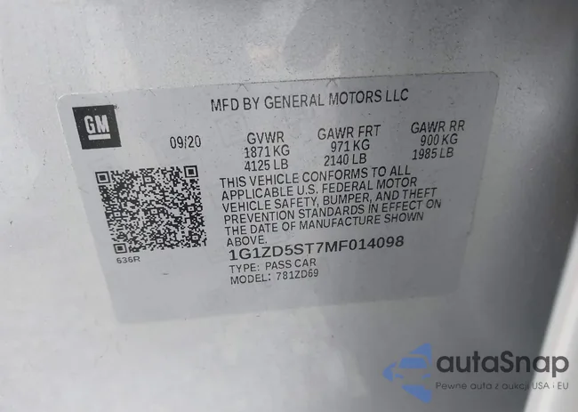 1G1ZD5ST7MF014098: 43383782