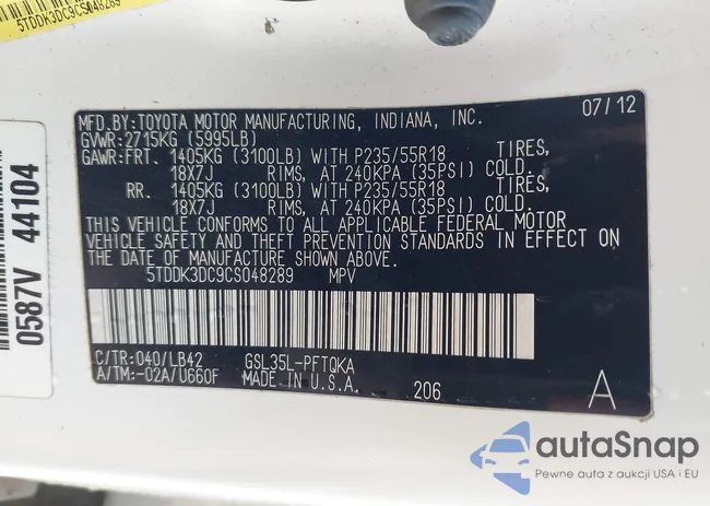 5TDDK3DC9CS048289: 43383961