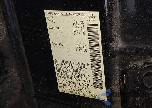 1N4AL2AP0BN469782: 43384018