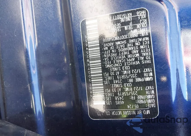 JN8BT3DD7RW254656: 43383279