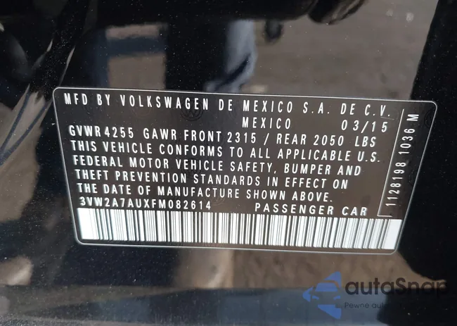 3VW2A7AUXFM082614: 43383308