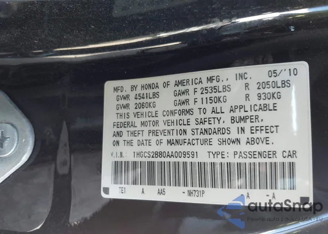 1HGCS2B80AA009591: 43384837