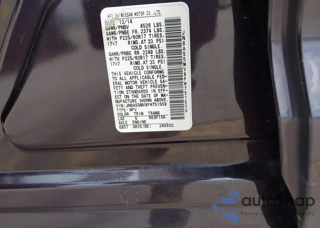 JN8AS5MV9FW751559: 43385078