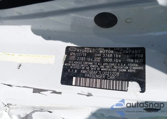 KMHTG6AF7LU021208: 43384342