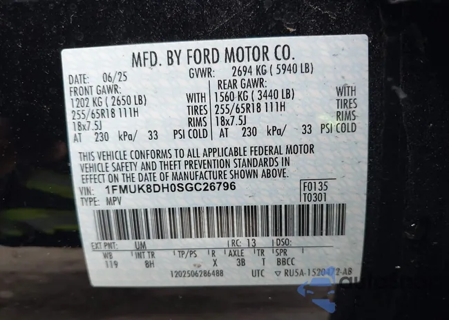 1FMUK8DH0SGC26796: 43385852