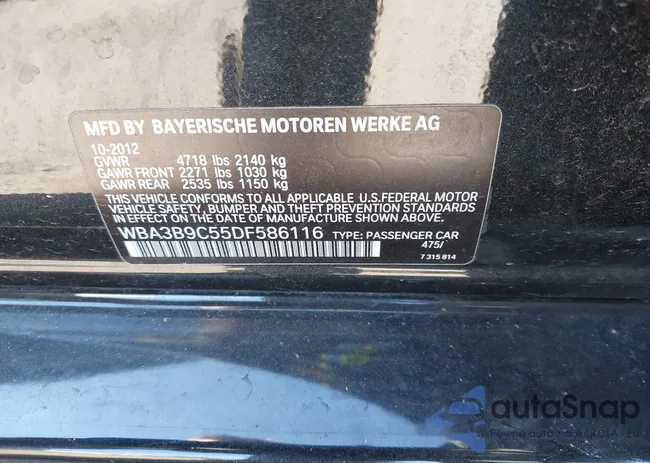 WBA3B9C55DF586116: 43386002