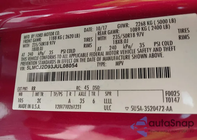 5LMCJ2D93JUL08054: 43386247