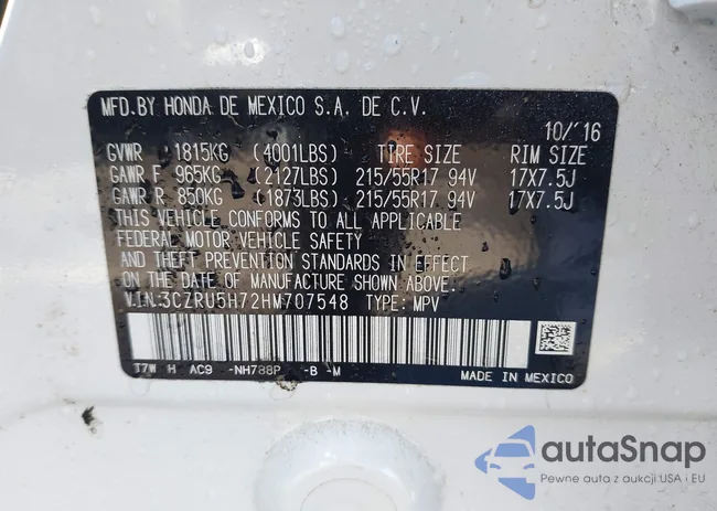 3CZRU5H72HM707548: 43385282