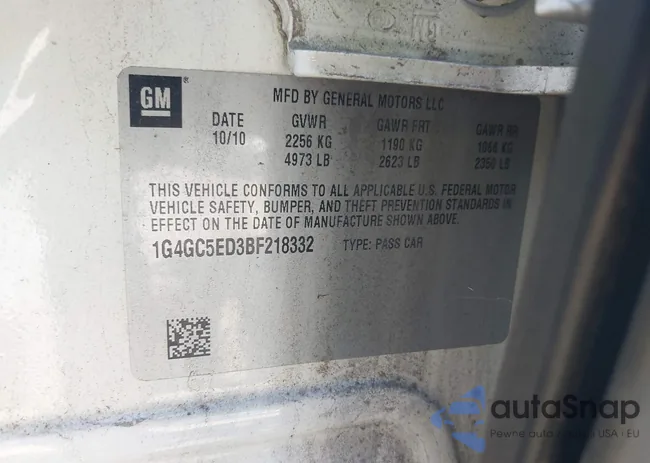 1G4GC5ED3BF218332: 43385310