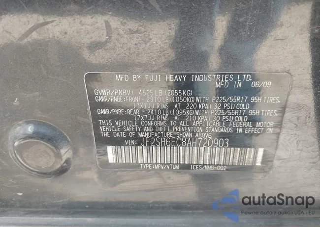 JF2SH6EC8AH720903: 43385521